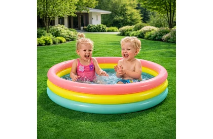 Nafukovací dětský bazén s měkkým dnem 114 x 25 cm – I57412NP