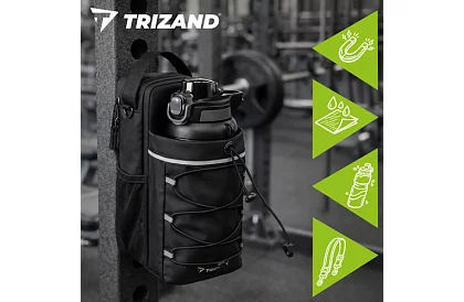 Magnetická sportovní taška do posilovny - organizér na lahev a telefon