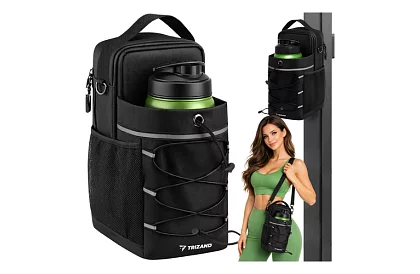 Magnetická sportovní taška do posilovny - organizér na lahev a telefon