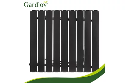 Skládací černý zahradní stůl – stůl na balkon, terasu