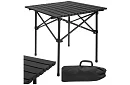 Skládací černý zahradní stůl – stůl na balkon, terasu