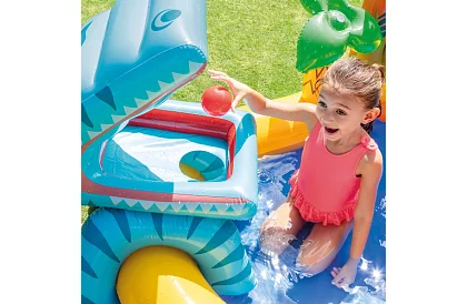 Nafukovací vodní hřiště se skluzavkou 5 v 1 – I57444