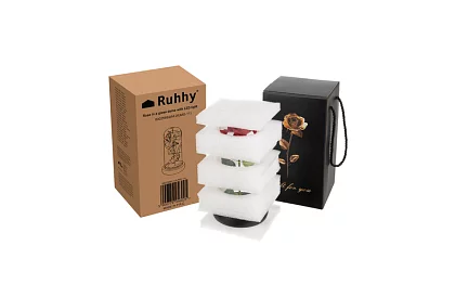 Věčná růže ve skle s LED osvětlením