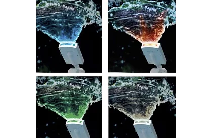 Bazénová fontána, barevný LED chrlič vody - Intex 28089