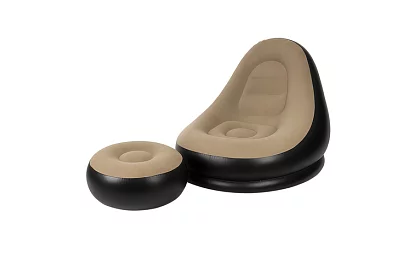 Nafukovací křeslo s podnožkou - nosnost 120 kg