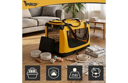 Skládací přepravní taška pro zvířata – 60 × 42 × 44 cm