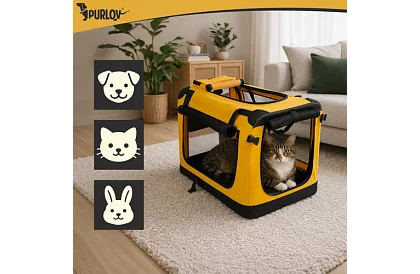 Skládací přepravní taška pro zvířata – 60 × 42 × 44 cm