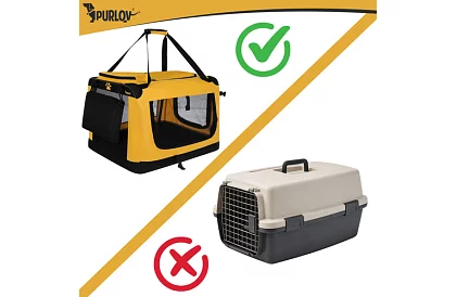 Skládací přepravní taška pro zvířata – 60 × 42 × 44 cm