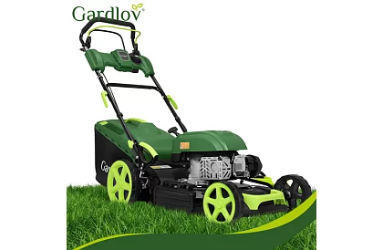 Benzínová sekačka DriveX PRO s pojezdem 196 cm³, 3,4 kW, 51 cm, 60 l koš