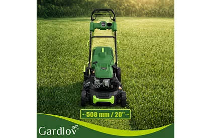 Benzínová sekačka DriveX PRO s pojezdem 196 cm³, 3,4 kW, 51 cm, 60 l koš