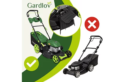 Benzínová sekačka DriveX PRO s pojezdem 196 cm³, 3,4 kW, 51 cm, 60 l koš
