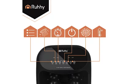 Vodní masážní přístroj na nohy s vyhříváním a hydromasáží – 550 W