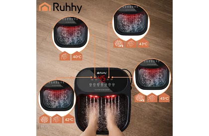 Vodní masážní přístroj na nohy s vyhříváním a hydromasáží – 550 W