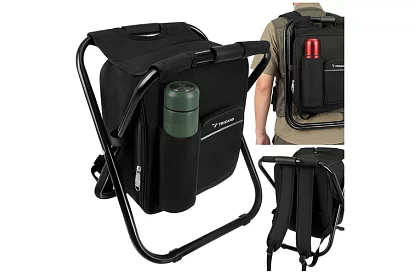 Rybářská židle s batohem Tourist 3v1 skládací – nosnost 150 kg