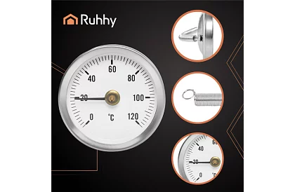 Příložný kulatý teploměr do 120 °C