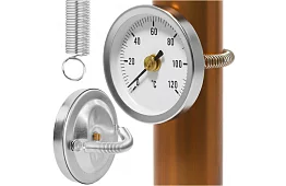 Příložný kulatý teploměr do 120 °C