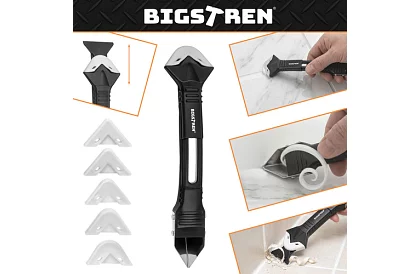 Sada špachtlí, stěrek pro nanášení a odstraňování spárovacích hmot