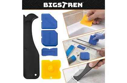 Sada špachtlí, stěrek pro nanášení a odstraňování spárovacích hmot