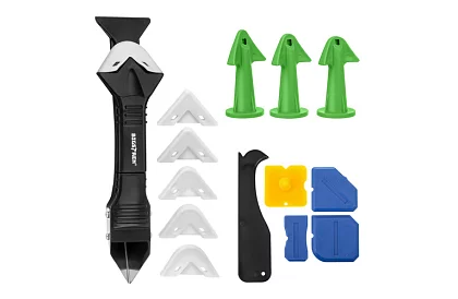 Sada špachtlí, stěrek pro nanášení a odstraňování spárovacích hmot