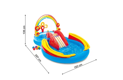Nafukovací vodní hřiště 297 x 193 x 135 cm - I57453NP