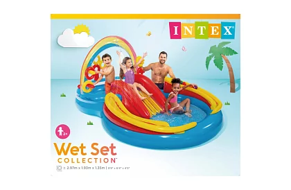Nafukovací vodní hřiště 297 x 193 x 135 cm - I57453NP