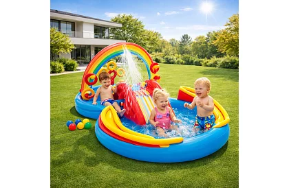 Nafukovací vodní hřiště 297 x 193 x 135 cm - I57453NP