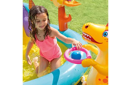 Vodní hřiště 302 × 229 × 112 cm – Dinoland I57135NP