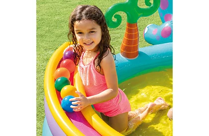 Vodní hřiště 302 × 229 × 112 cm – Dinoland I57135NP