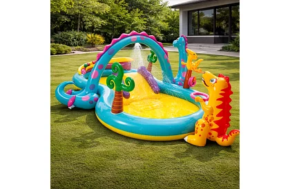 Vodní hřiště 302 × 229 × 112 cm – Dinoland I57135NP