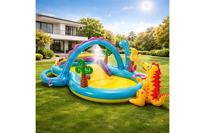 Vodní hřiště 302 × 229 × 112 cm – Dinoland I57135NP