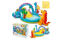 Vodní hřiště 302 × 229 × 112 cm – Dinoland I57135NP