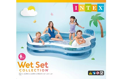 Nafukovací bazén 882 litrů – 229 × 229 × 66 cm I56475NP