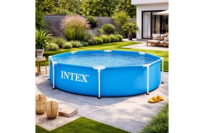 Bazén s kovovým rámem 1820 l – 244 × 51 cm I28205NP