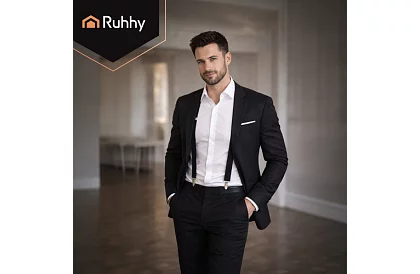 Pánské elastické kšandy – černé šle široké 3,5 cm