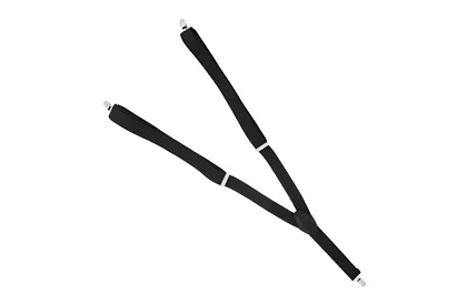 Pánské elastické kšandy – černé šle široké 3,5 cm