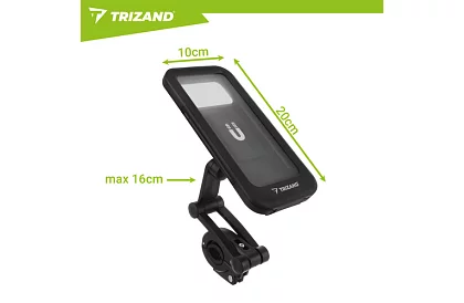 Vodotěsný držák telefonu na kolo – velikost až 6,9"