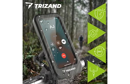 Vodotěsný držák telefonu na kolo – velikost až 6,9"