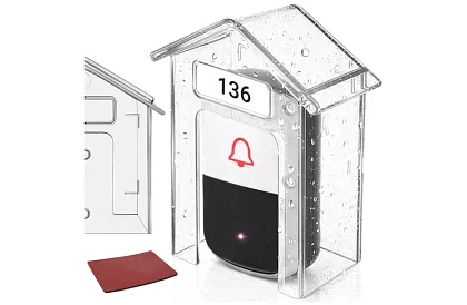 Ochranná stříška na domovní zvonek