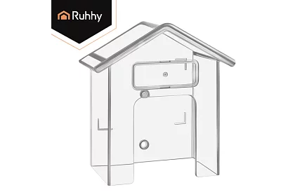 Ochranná stříška na domovní zvonek