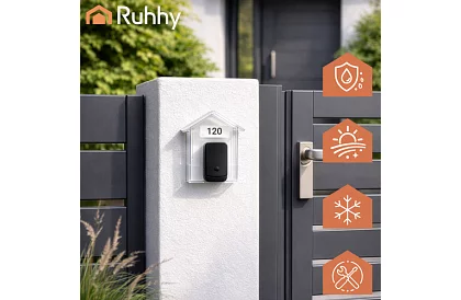 Ochranná stříška na domovní zvonek