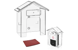 Ochranná stříška na domovní zvonek