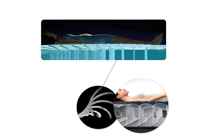 Nafukovací sametová matrace 137 × 191 × 25 cm – Dura-Beam