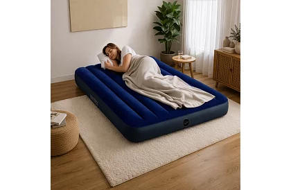 Nafukovací sametová matrace 137 × 191 × 25 cm – Dura-Beam