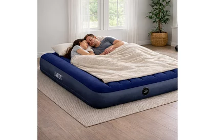 Nafukovací sametová matrace 137 × 191 × 25 cm – Dura-Beam