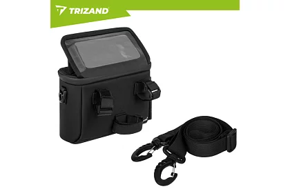 Voděodolná taška na řídítka kola s držákem telefonu