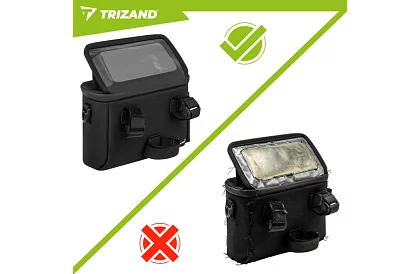 Voděodolná taška na řídítka kola s držákem telefonu