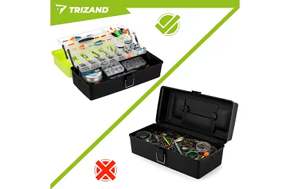 Rybářský box 33 × 16 × 13 cm – organizér na rybářské potřeby