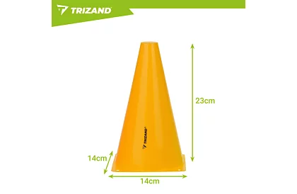 Tréninkové barevné kužely 23 cm – sada 10 ks