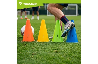 Tréninkové barevné kužely 23 cm – sada 10 ks