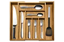 Bambusový organizér do šuplíků – nastavitelný příborník